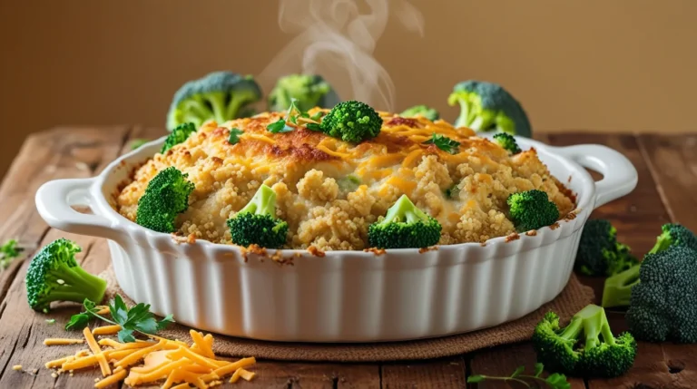 Creamy Chicken Quinoa and Broccoli