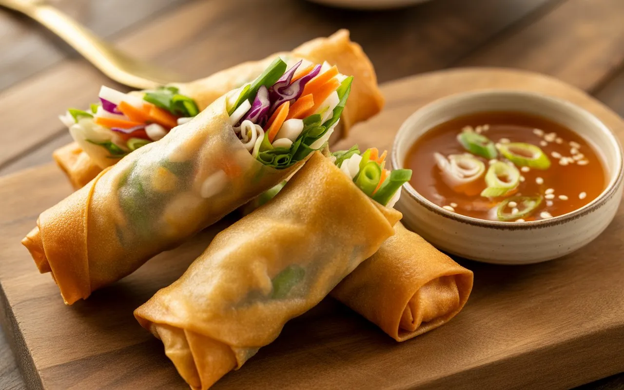 Crispy Vegetable Spring Rolls