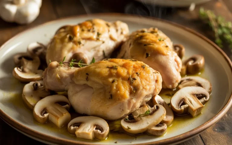 Baked Chicken with Mushrooms