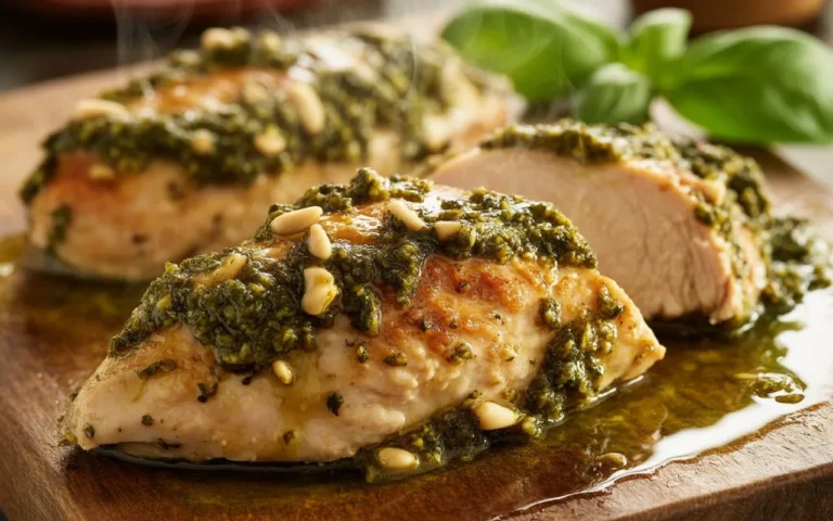 Baked Pesto Chicken Juicy Flavor Packed Easy Oven Recipe