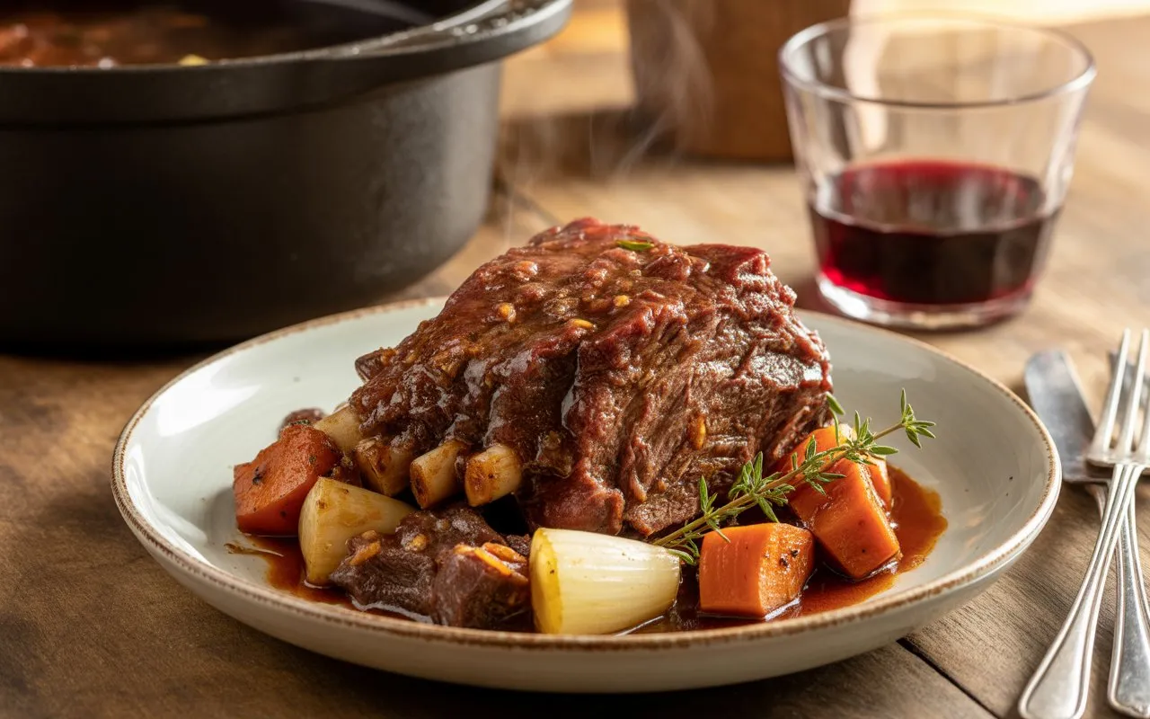 Braised Short Ribs Tender Slow Cooked Comfort Food Recipe