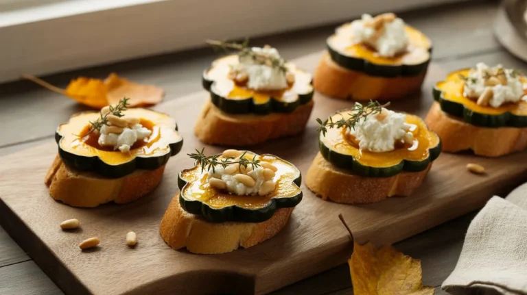 Acorn Squash Crostini Easy Elegant Appetizer for Any Season