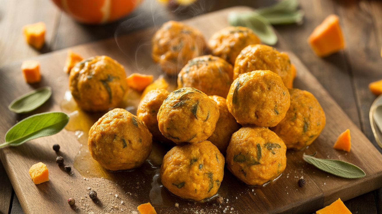 Homemade Pumpkin Turkey Meatballs Juicy Healthy Flavor Packed Recipe