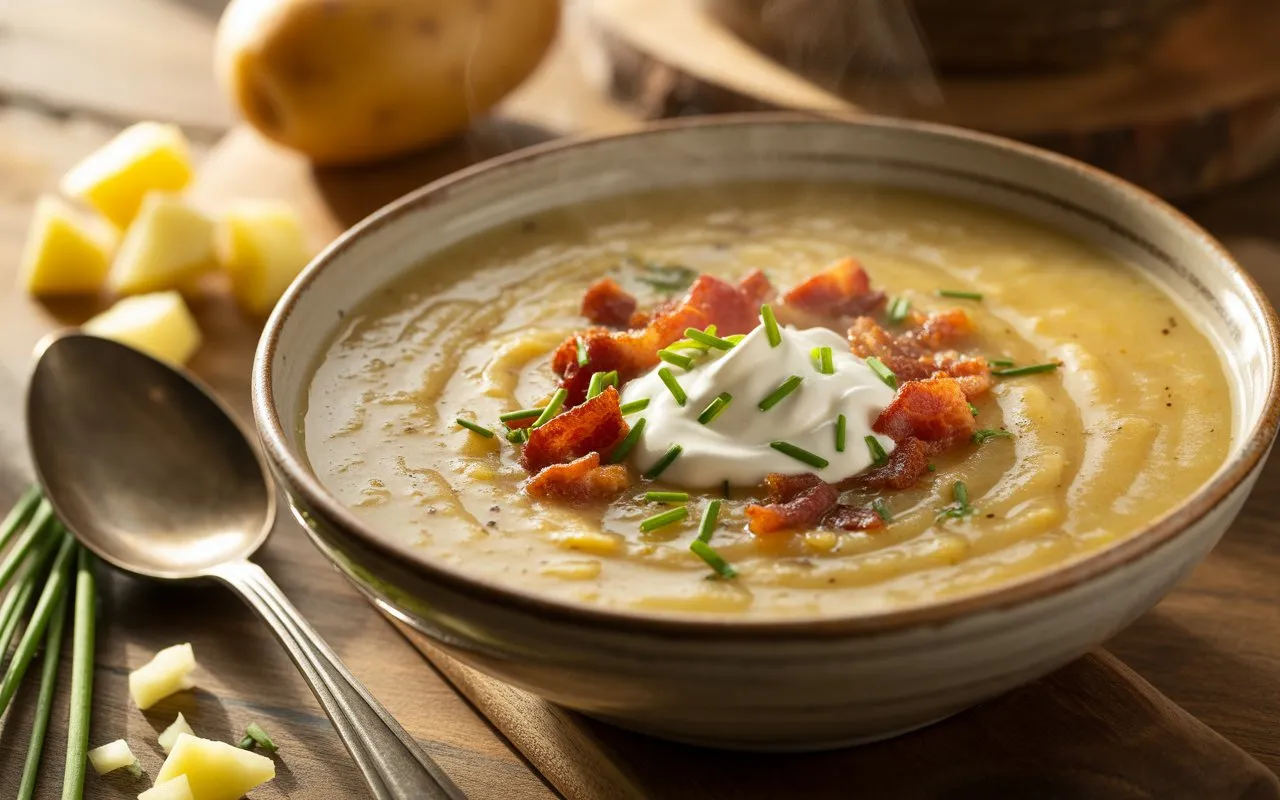 Creamy Homemade Potato Soup Recipe