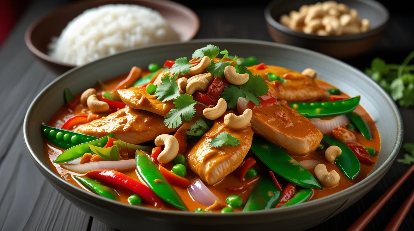 Red Curry Chicken Stir Fry