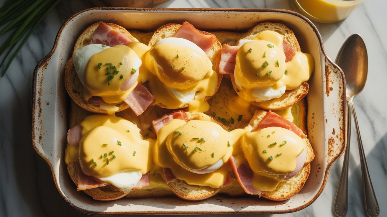 Eggs Benedict Casserole Easy Make Ahead Brunch Favorite