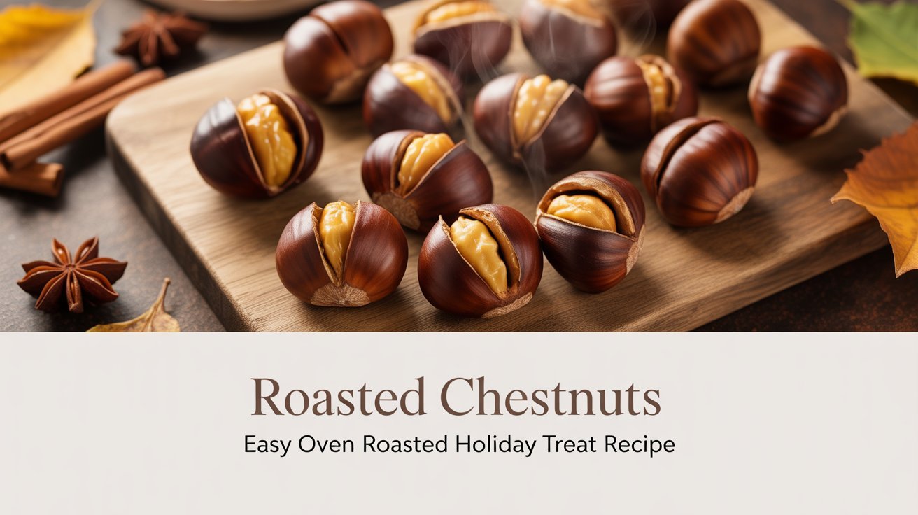 Roasted Chestnuts Easy Oven Roasted Holiday Treat Recipe